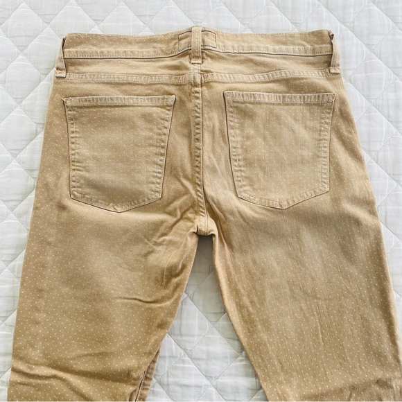 Current Elliott Jeans Stiletto Skinny Polka Dot tan Haystack Denim - Picture 7 of 10